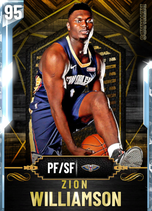 锡安·威廉姆斯（MT | 钻石） 2K20历史 - NBA2K数据库