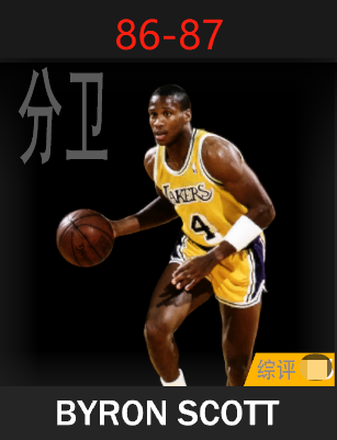 拜伦·斯科特（1986-1987）