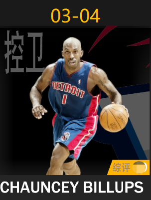 昌西·比卢普斯（2003-2004）
