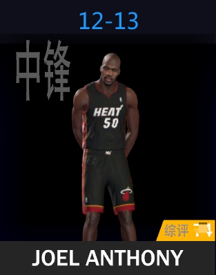 乔尔·安东尼（2012-2013）