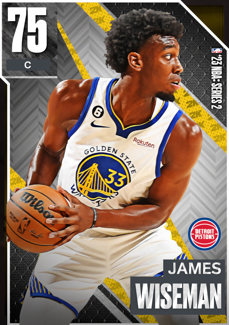 詹姆斯·怀斯曼（MT | 黄金#活塞队）